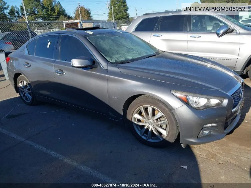 JN1EV7AP9GM305952 2016 Infiniti Q50 3.0T Premium