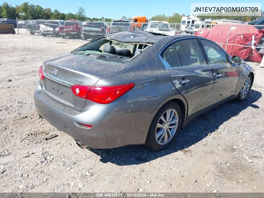 JN1EV7AP0GM305709 2016 Infiniti Q50 3.0T Premium