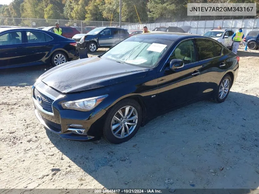 JN1EV7AR2GM343167 2016 Infiniti Q50 3.0T Premium