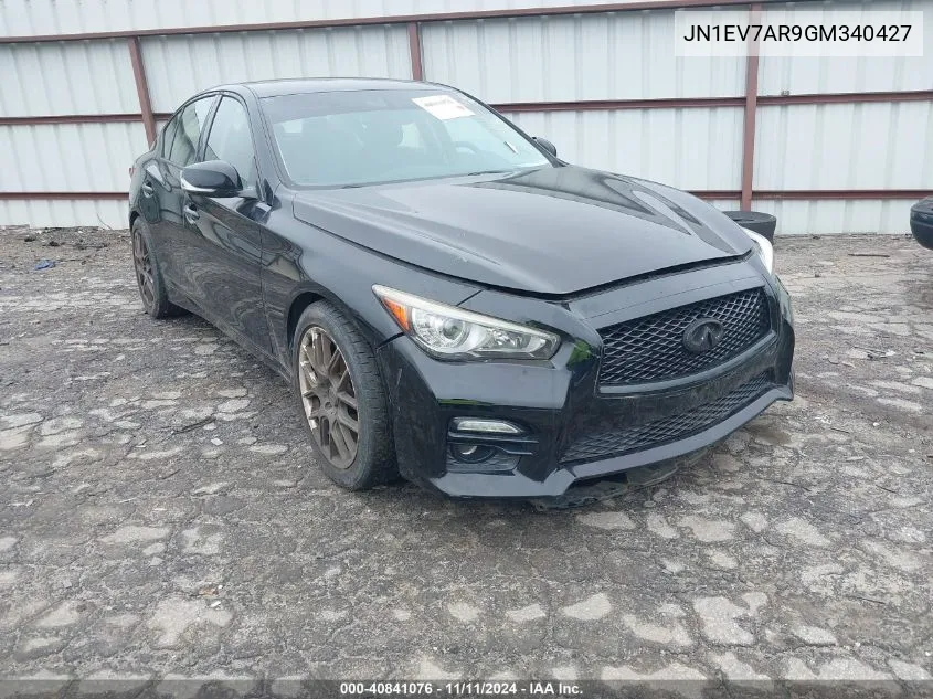 2016 Infiniti Q50 3.0T Premium VIN: JN1EV7AR9GM340427 Lot: 40841076