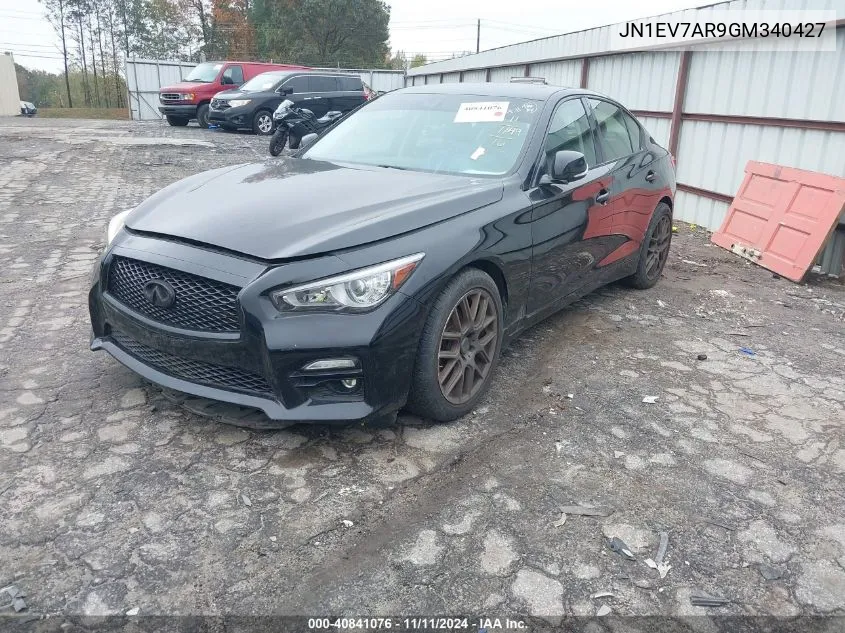 2016 Infiniti Q50 3.0T Premium VIN: JN1EV7AR9GM340427 Lot: 40841076