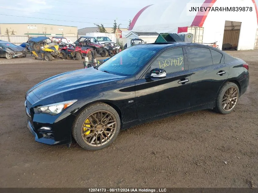 JN1EV7AR4HM839878 2017 Infiniti Q50 Premium/Sport/Se