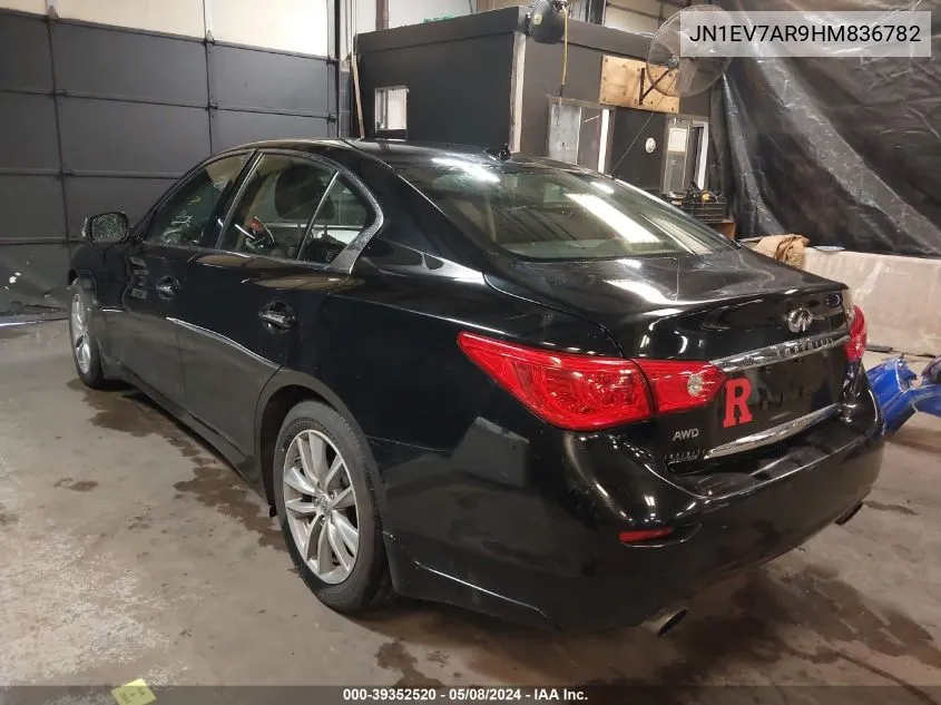 JN1EV7AR9HM836782 2017 Infiniti Q50 3.0T Premium