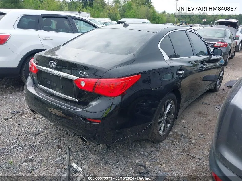 JN1EV7AR1HM840857 2017 Infiniti Q50 3.0T Signature Edition