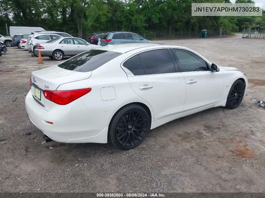 JN1EV7AP0HM730283 2017 Infiniti Q50 3.0T Premium