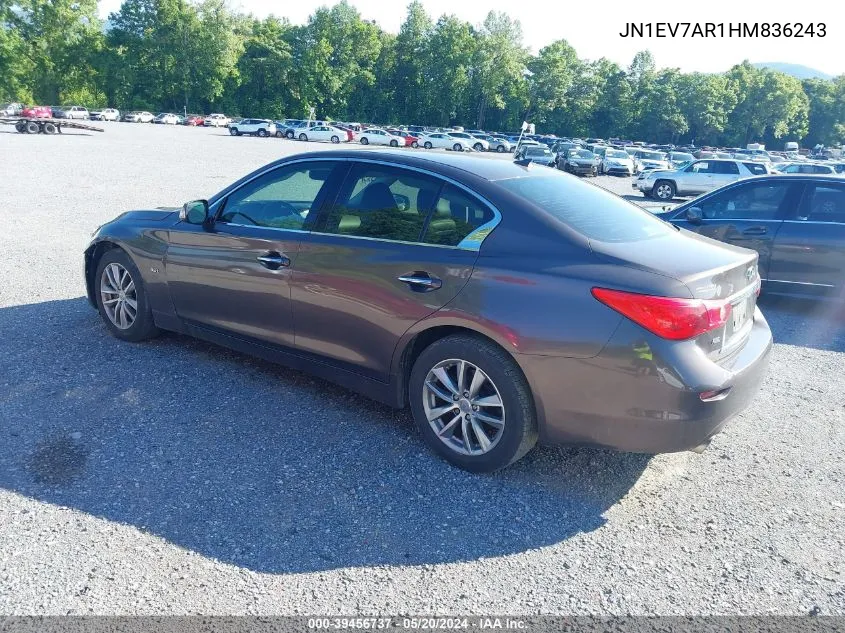 JN1EV7AR1HM836243 2017 Infiniti Q50 3.0T Premium