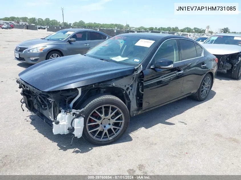 JN1EV7AP1HM731085 2017 Infiniti Q50 3.0T Premium