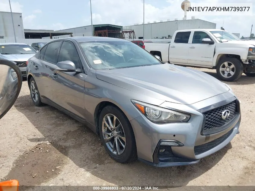 JN1EV7APXHM739377 2017 Infiniti Q50 3.0T Signature Edition