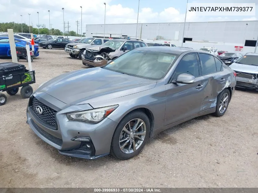 JN1EV7APXHM739377 2017 Infiniti Q50 3.0T Signature Edition