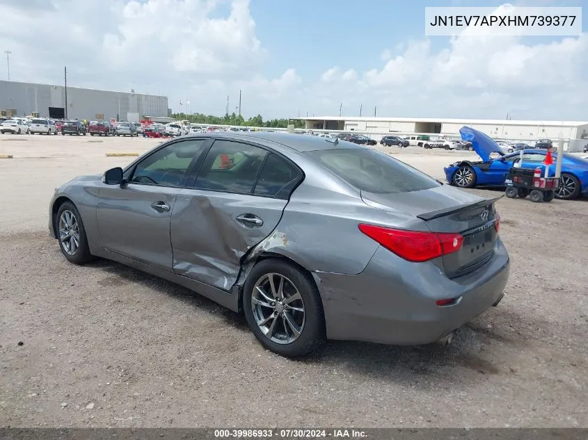 JN1EV7APXHM739377 2017 Infiniti Q50 3.0T Signature Edition