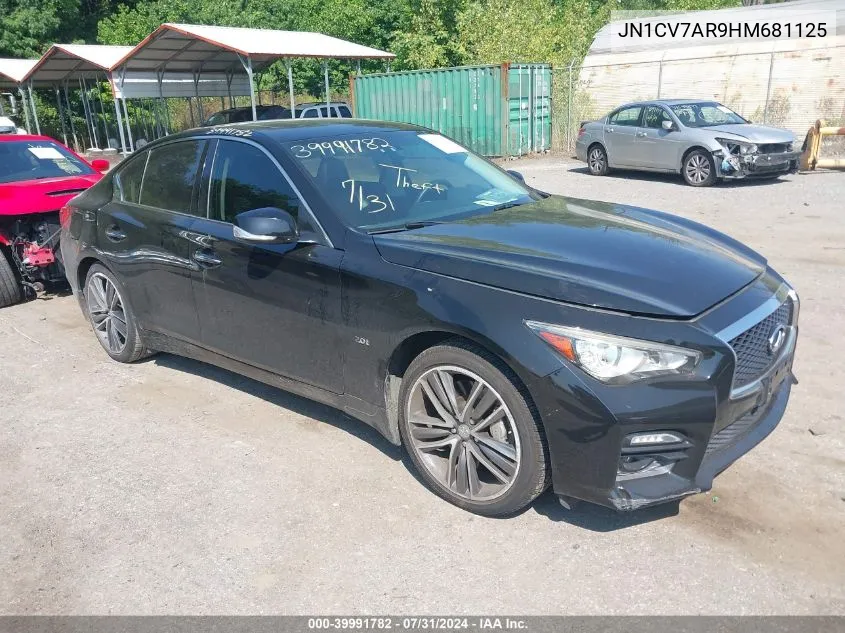 JN1CV7AR9HM681125 2017 Infiniti Q50 2.0T Sport