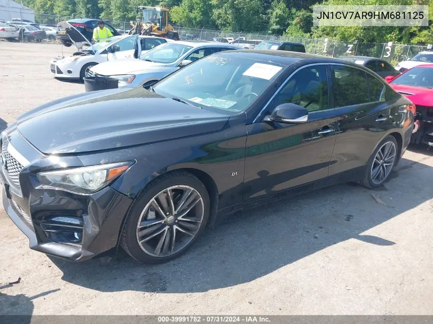 JN1CV7AR9HM681125 2017 Infiniti Q50 2.0T Sport