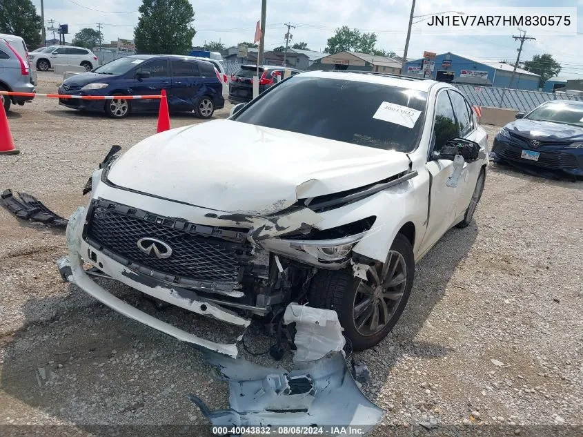 JN1EV7AR7HM830575 2017 Infiniti Q50 3.0T Premium