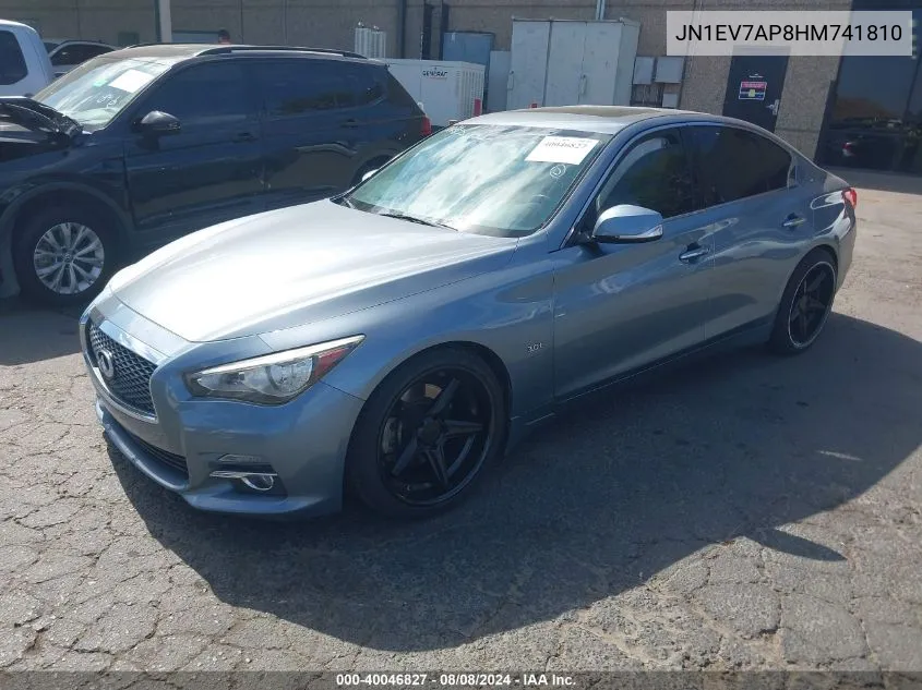 JN1EV7AP8HM741810 2017 Infiniti Q50 3.0T Signature Edition