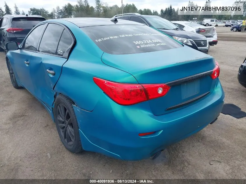 JN1EV7AR8HM837096 2017 Infiniti Q50 3.0T Premium