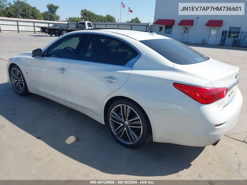 JN1EV7AP7HM736601 2017 Infiniti Q50 3.0T Sport