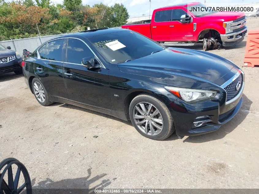 2017 Infiniti Q50 2.0T Premium VIN: JN1CV7AR8HM680080 Lot: 40132465