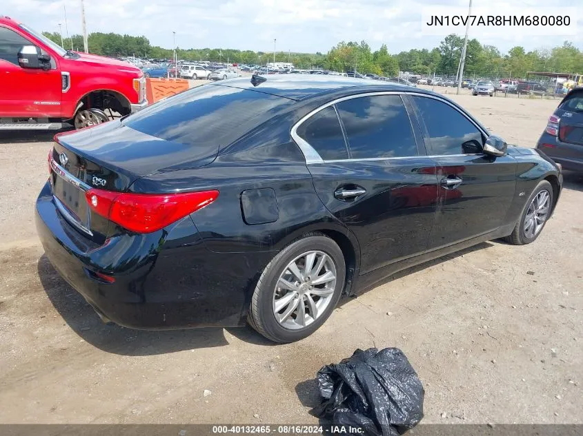 JN1CV7AR8HM680080 2017 Infiniti Q50 2.0T Premium