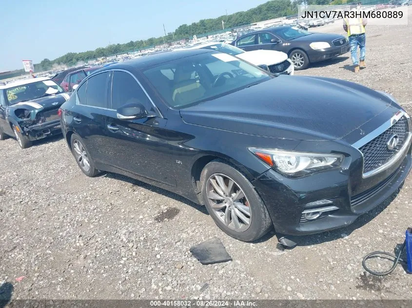 JN1CV7AR3HM680889 2017 Infiniti Q50 2.0T Premium