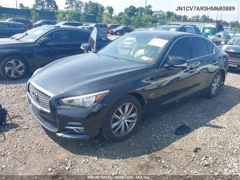 JN1CV7AR3HM680889 2017 Infiniti Q50 2.0T Premium