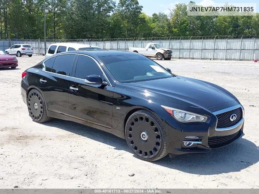 JN1EV7AP7HM731835 2017 Infiniti Q50 3.0T Premium