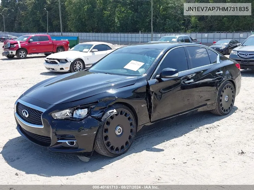 JN1EV7AP7HM731835 2017 Infiniti Q50 3.0T Premium