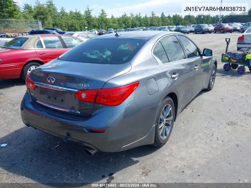 JN1EV7AR6HM838733 2017 Infiniti Q50 3.0T Signature Edition