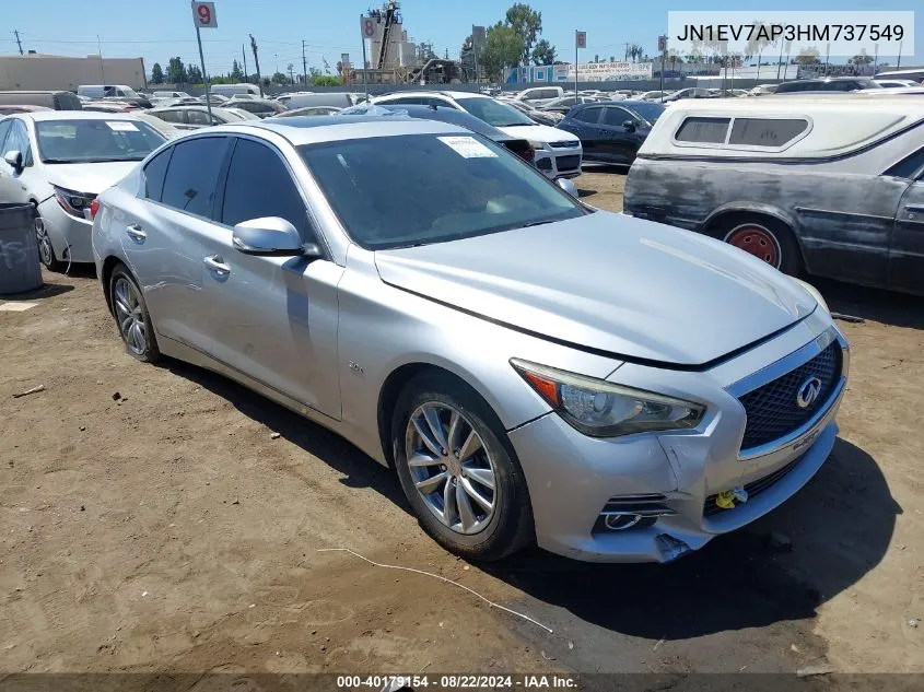 JN1EV7AP3HM737549 2017 Infiniti Q50 3.0T Premium