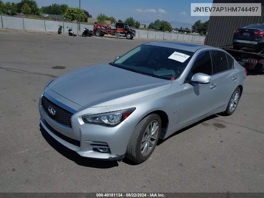 JN1EV7AP1HM744497 2017 Infiniti Q50 3.0T Premium