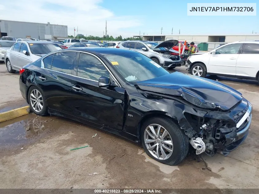 2017 Infiniti Q50 3.0T Premium VIN: JN1EV7AP1HM732706 Lot: 40218823