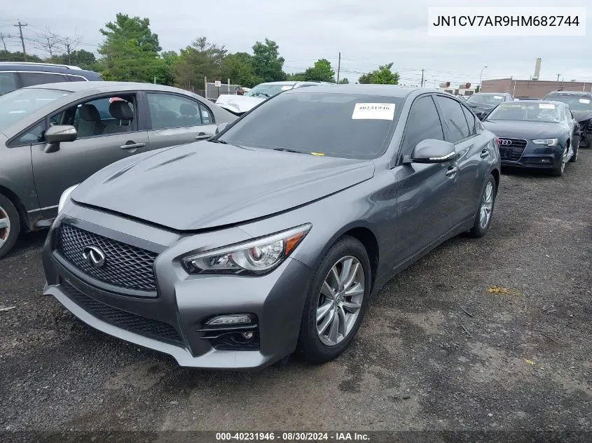 2017 Infiniti Q50 2.0T Premium VIN: JN1CV7AR9HM682744 Lot: 40231946