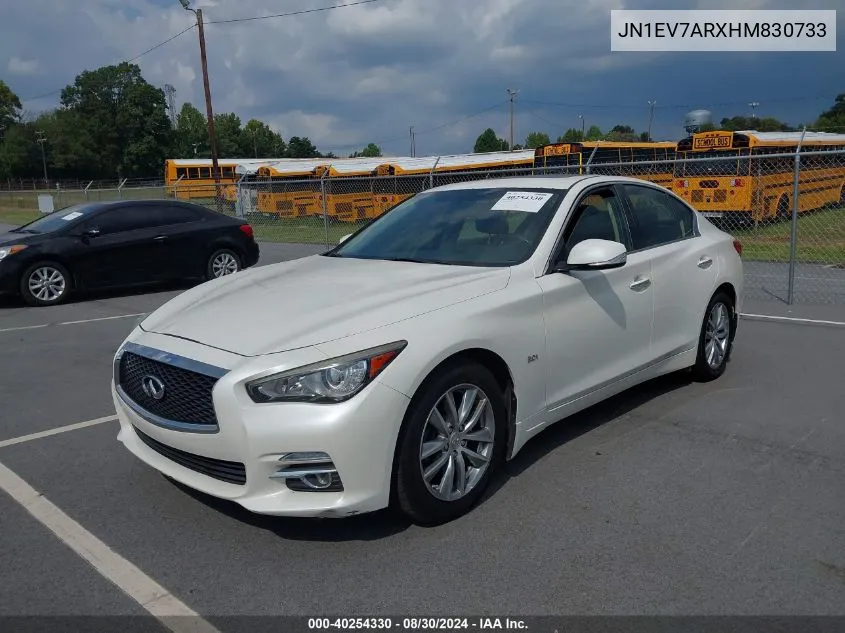 JN1EV7ARXHM830733 2017 Infiniti Q50 3.0T Premium