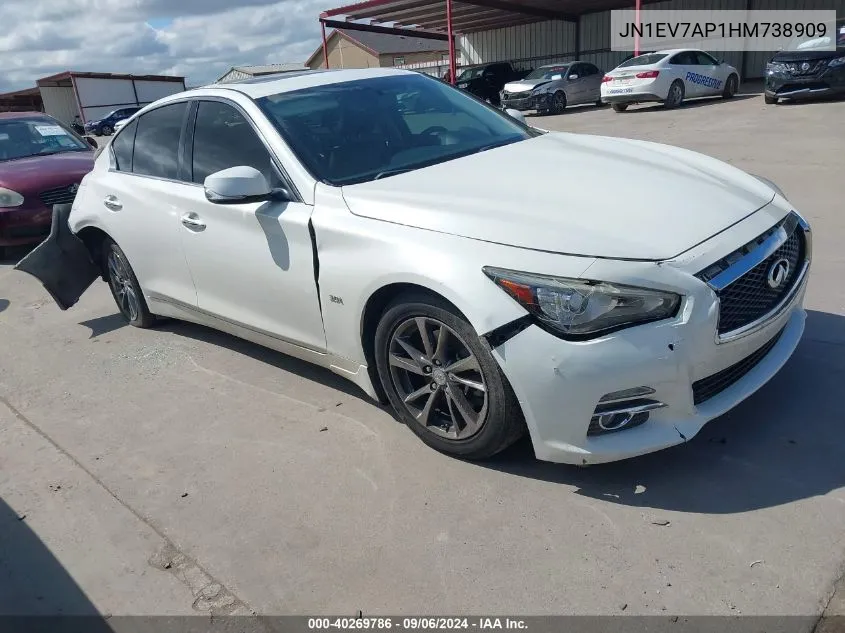 2017 Infiniti Q50 3.0T Signature Edition VIN: JN1EV7AP1HM738909 Lot: 40269786