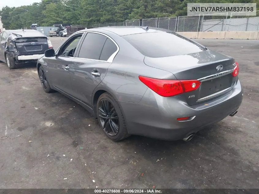 JN1EV7AR5HM837198 2017 Infiniti Q50 Premium/Sport/Se