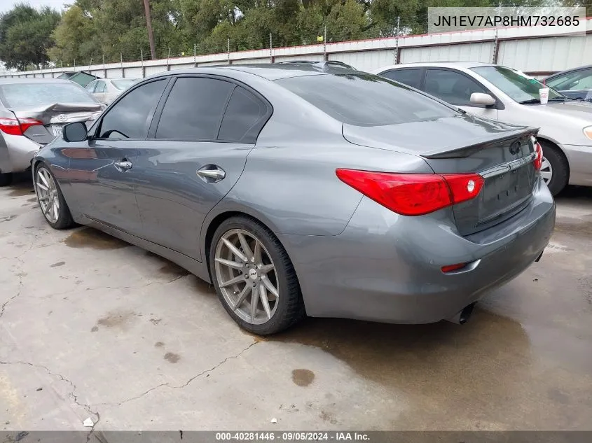 JN1EV7AP8HM732685 2017 Infiniti Q50 3.0T Sport