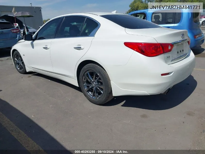 JN1EV7AR7HM841771 2017 Infiniti Q50 Premium/Sport/Se