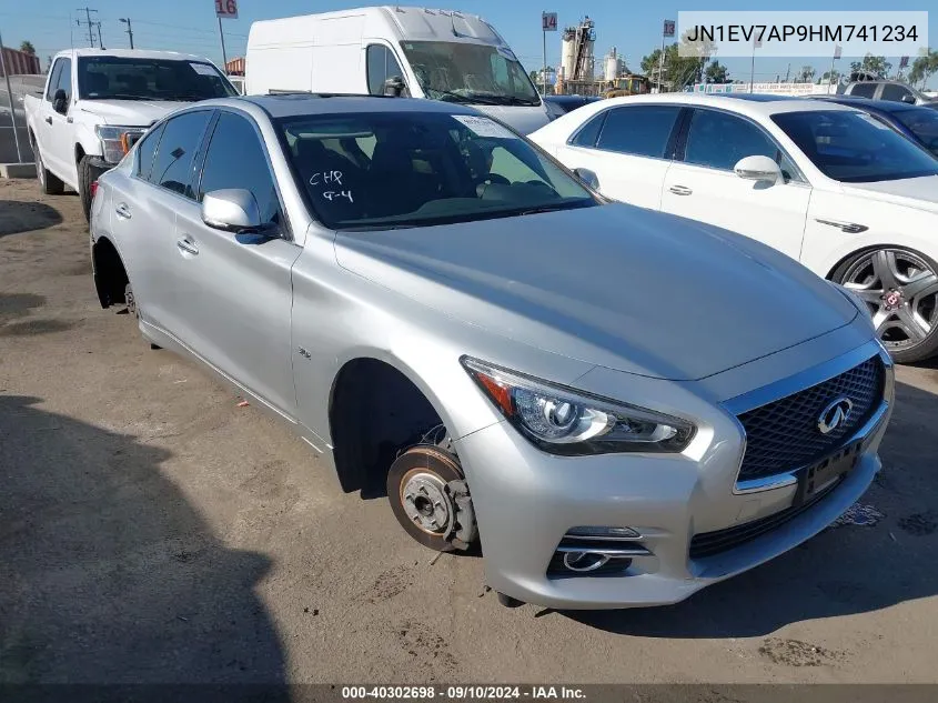 2017 Infiniti Q50 Premium/Sport/Se VIN: JN1EV7AP9HM741234 Lot: 40302698