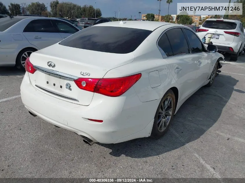 JN1EV7AP5HM741246 2017 Infiniti Q50 3.0T Signature Edition