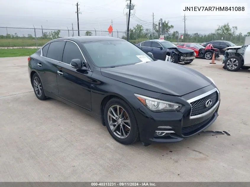 JN1EV7AR7HM841088 2017 Infiniti Q50 Premium/Sport/Se