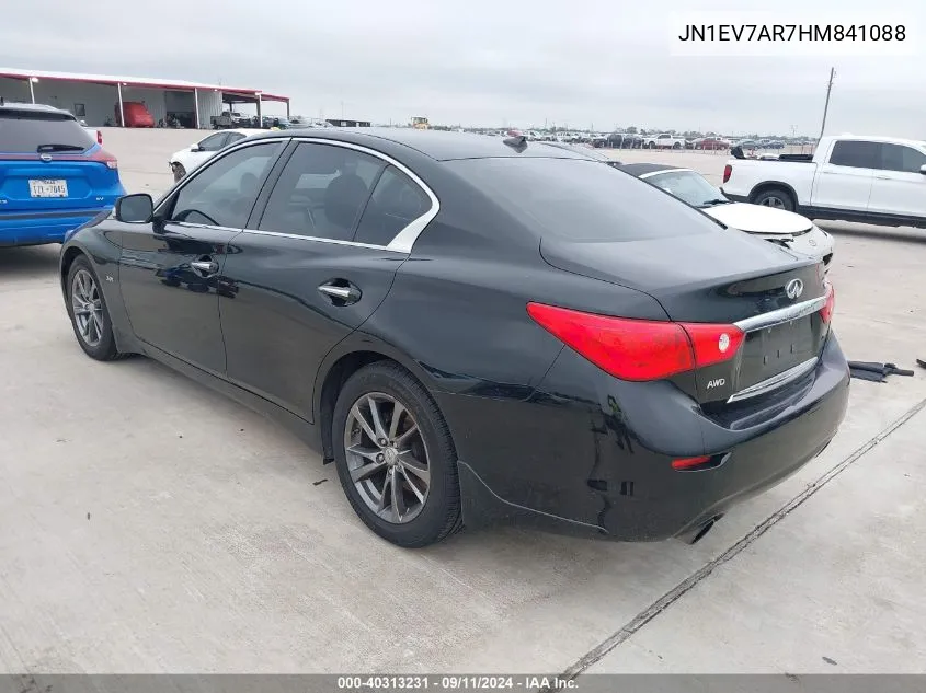 JN1EV7AR7HM841088 2017 Infiniti Q50 Premium/Sport/Se