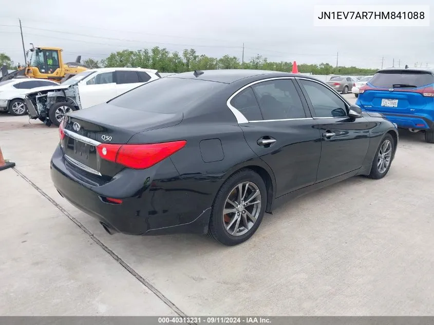 JN1EV7AR7HM841088 2017 Infiniti Q50 Premium/Sport/Se