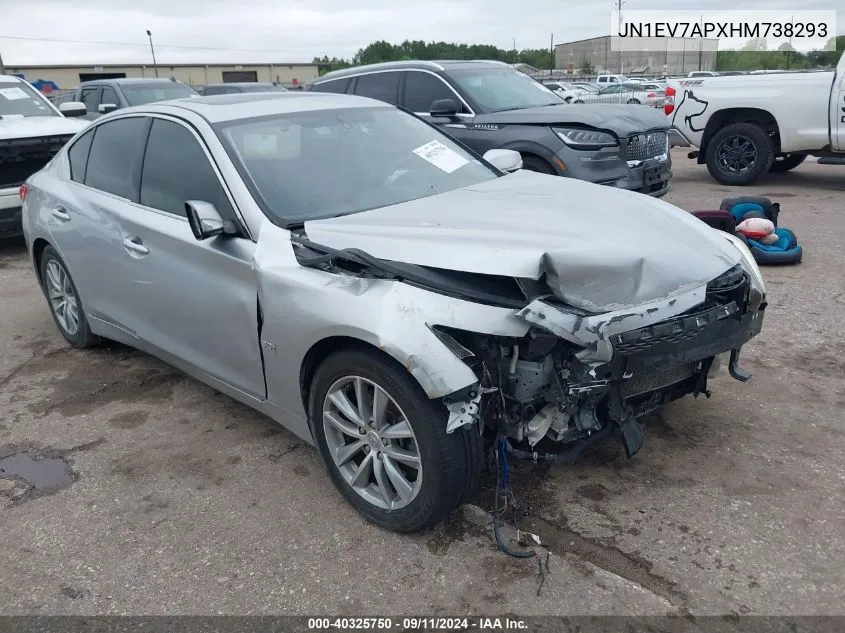 JN1EV7APXHM738293 2017 Infiniti Q50 Premium/Sport/Se