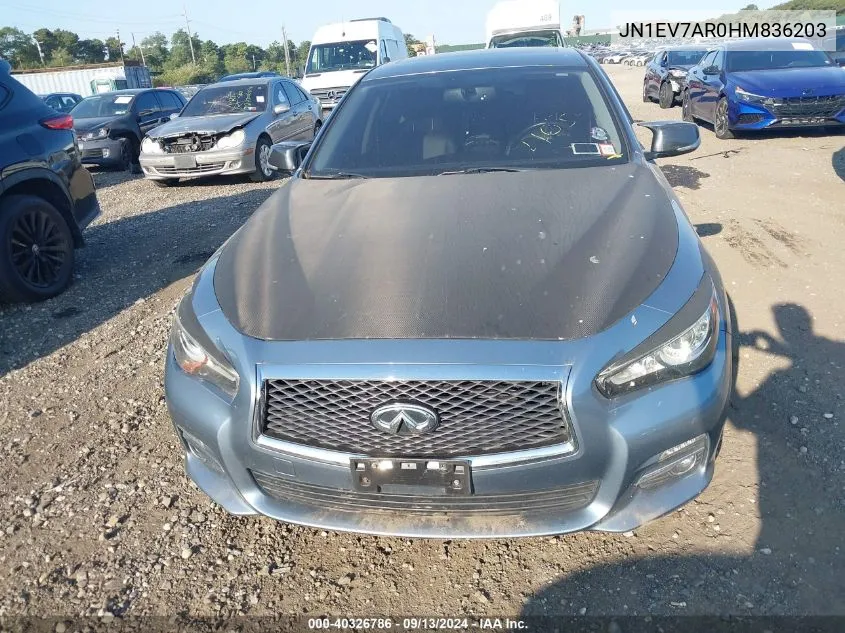 JN1EV7AR0HM836203 2017 Infiniti Q50 3.0T Premium