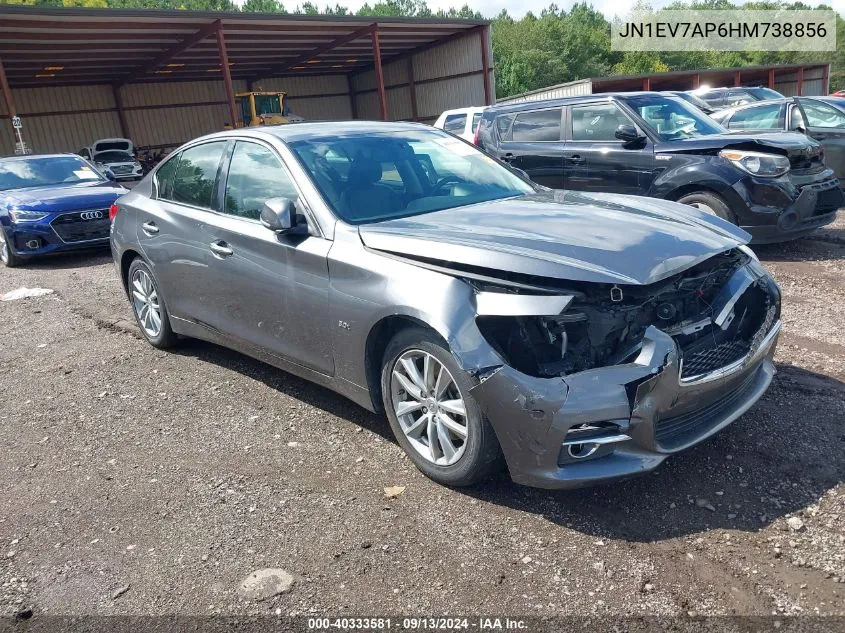 2017 Infiniti Q50 Premium/Sport/Se VIN: JN1EV7AP6HM738856 Lot: 40333581