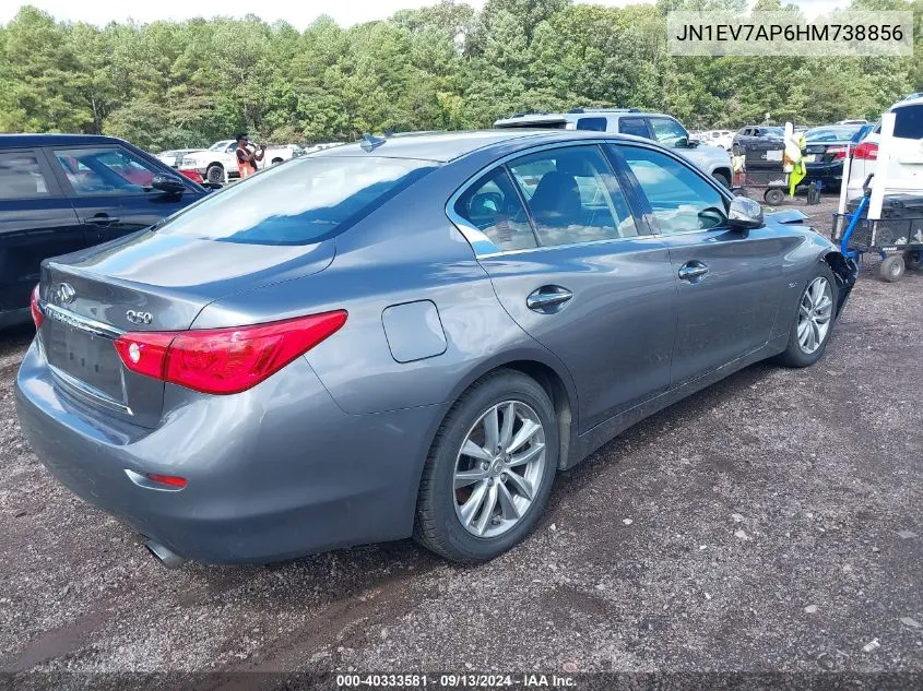 JN1EV7AP6HM738856 2017 Infiniti Q50 Premium/Sport/Se