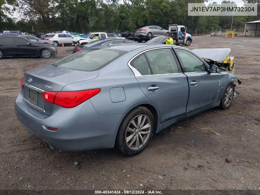 2017 Infiniti Q50 3.0T Premium VIN: JN1EV7AP3HM732304 Lot: 40341424