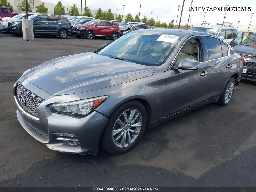 JN1EV7APXHM730615 2017 Infiniti Q50 3.0T Premium/3.0T Signature Edition/3.0T Sport