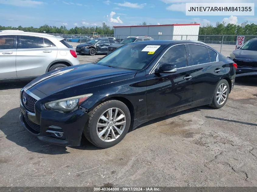 JN1EV7AR4HM841355 2017 Infiniti Q50 3.0T Premium