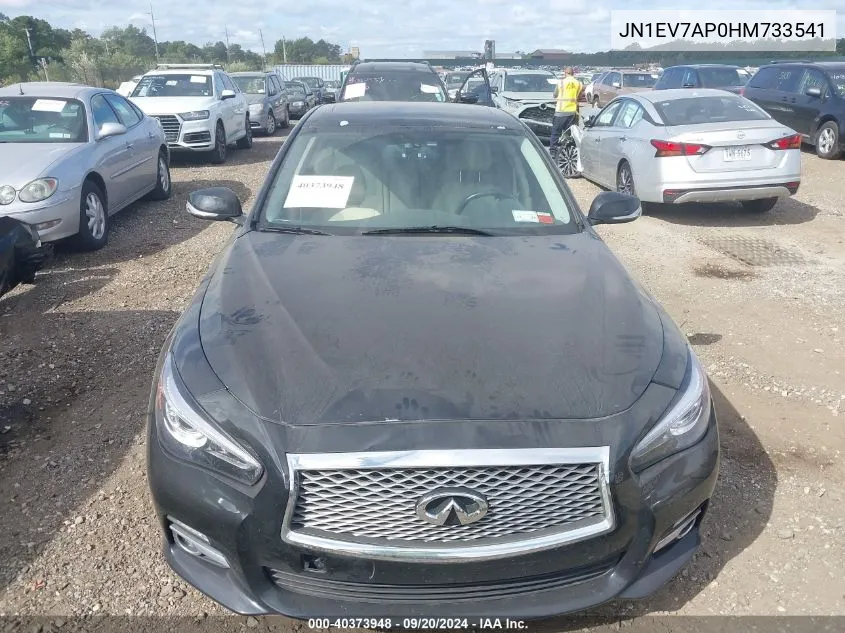 JN1EV7AP0HM733541 2017 Infiniti Q50 3.0T Premium