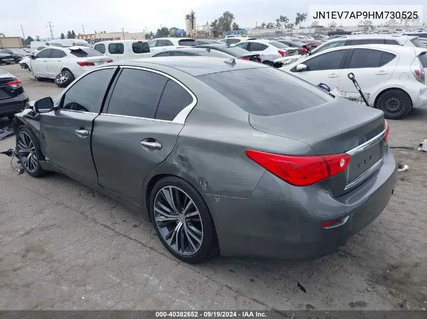 2017 Infiniti Q50 3.0T Premium/3.0T Signature Edition/3.0T Sport VIN: JN1EV7AP9HM730525 Lot: 40382652